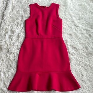 Loft fuchsia barbiecore scuba sheath dress